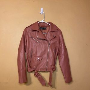 Faux Leather Jacket